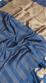 Handloom Soft Katan Rath Border Saree