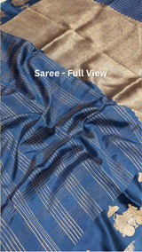 Handloom Soft Katan Rath Border Saree