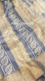 Handloom Soft Tussar Silk Saree