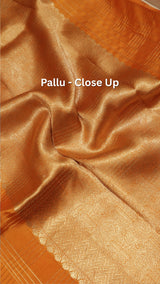 Pre-Order : Handloom Soft Katan Rath Border Saree