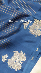 Handloom Soft Katan Rath Border Saree