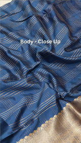 Handloom Soft Katan Rath Border Saree