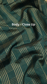 Pre-Order : Handloom Soft Katan Rath Border Saree