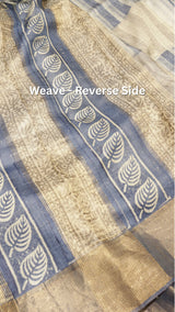 Handloom Soft Tussar Silk Saree