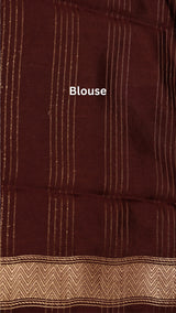 Pre-Order : Handloom Soft Katan Rath Border Saree