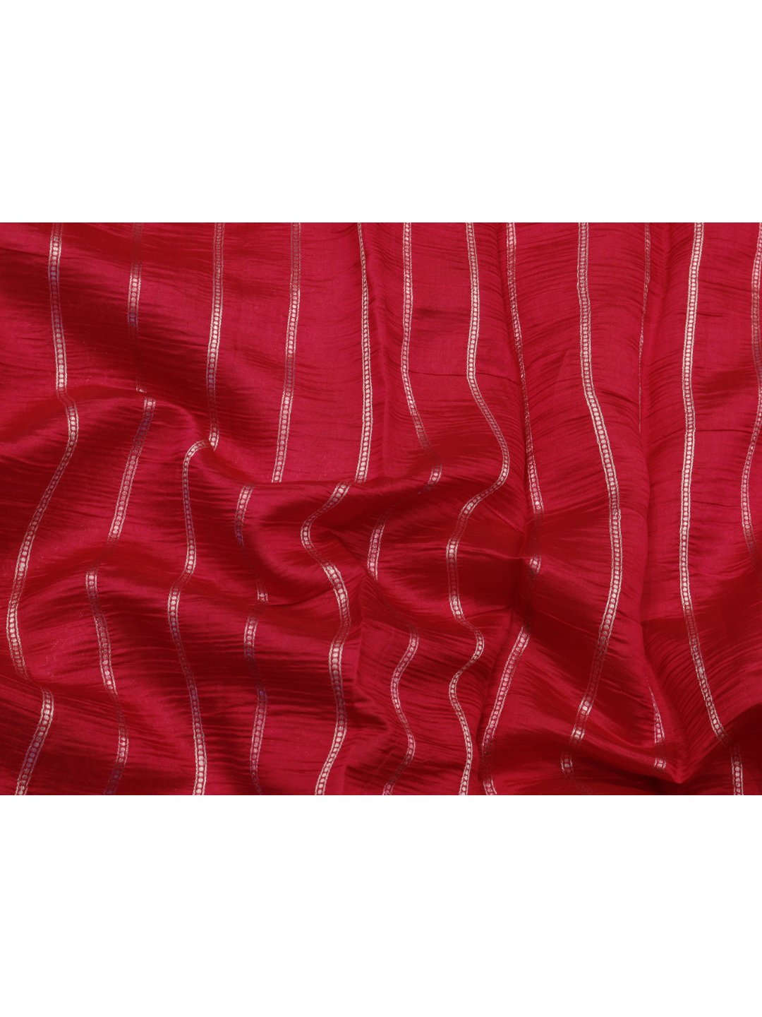 Deep Pink Katan Silk Banarasi saree full spread