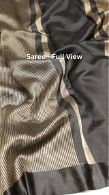 Pre-Order : Striped Tissue Katan Silk Saree