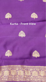 Handloom Katan Silk Suit Set