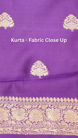 Handloom Katan Silk Suit Set