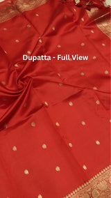 Pre-Order : Handloom Katan Silk Suit Set