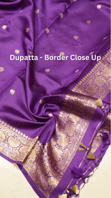 Handloom Katan Silk Suit Set