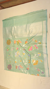 Pre-Order : Handloom Pure Tussar Geogertte Saree