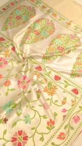 Pre-Order : Handloom Pure Tussar Geogertte Saree