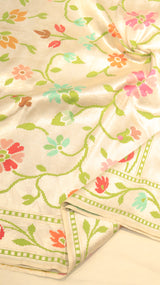 Pre-Order : Handloom Pure Tussar Geogertte Saree