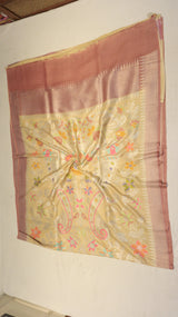 Handloom Pure Tussar Geogertte Saree
