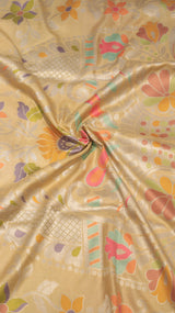 Handloom Pure Tussar Geogertte Saree