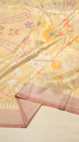 Handloom Pure Tussar Geogertte Saree