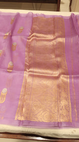 Pre-Order : Handloom Pure Kora Silk Saree