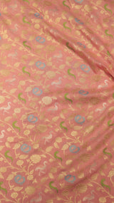 Pre-Order : Pink Pure Moonga Silk Handloom Saree