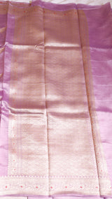 Lustrous Pure Chiniya Silk Saree