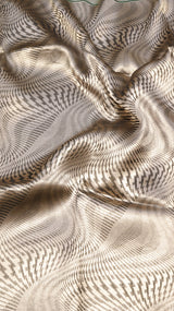 Metallic Silver Pure Kora Silk Handloom Saree with Soft Katan Border
