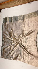 Green Pure Tissue Silk Handloom Saree with Shikargah Style