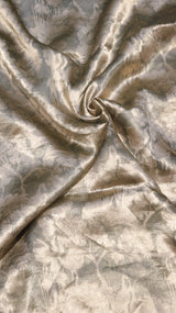 Green Pure Tissue Silk Handloom Saree with Shikargah Style