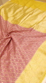 Pre-Order : Pure Moonga Muslin Saree