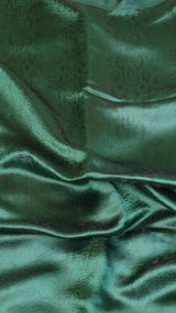 Bottle Green Pure Katan Silk Handloom Saree with Tanchoi Weave