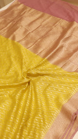 Pre-Order : Pure Moonga Muslin Saree