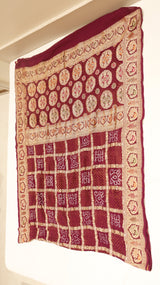 Gharchola Bandhej Khaddi Georgette Saree