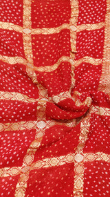 Gharchola Bandhej Khaddi Georgette Saree