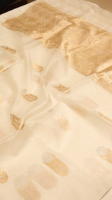 Handloom Pure Kora Silk Saree