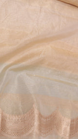 Pure Kora Tissue Rangkaat Saree