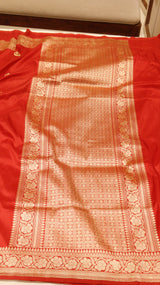 Pre-Order : Chand Phool Katan Silk Saree