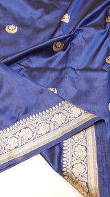 Pre-Order : Chand Phool Katan Silk Saree