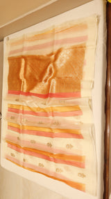 Pre-Order : Rangkaat Kora Silk Saree