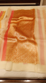 Pre-Order : Rangkaat Kora Silk Saree