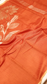Pure Moonga Silk Saree