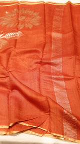 Pure Moonga Silk Saree