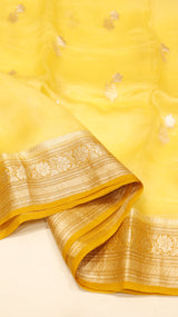 Pre-Order : Handloom Pure Kora Silk Saree
