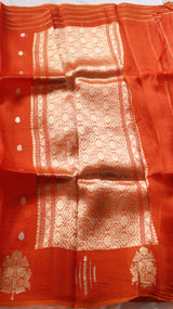 Handloom Pure Kora Silk Saree