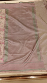 Pure Mulberry Silk Saree with Handloom Dampach Weave
