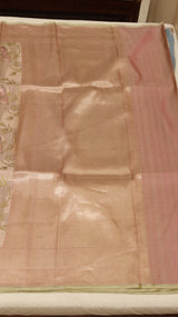 Pure Mulberry Silk Saree with Handloom Dampach Weave