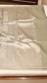 Pure Mulberry Silk Saree with Handloom Dampach Weave