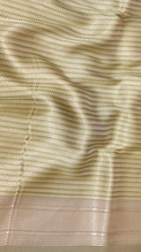 Pure Mulberry Silk Saree with Handloom Dampach Weave