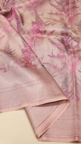 Pure Mulberry Silk Saree with Handloom Dampach Weave