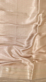 Pure Mulberry Silk Saree with Handloom Dampach Weave