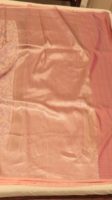 Pure Mulberry Silk Saree with Handloom Dampach Weave