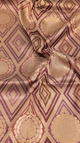 Pure Mulberry Silk Saree with Handloom Dampach Weave